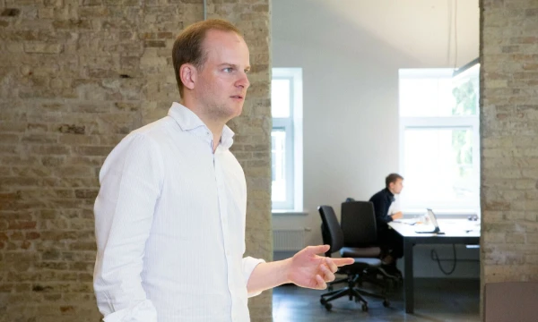 Rokas Pečiulaitis, rizikos kapitalo fondo valdytojos „Contrarian Ventures“ partneris. Juditos Grigelytės (VŽ) nuotr.