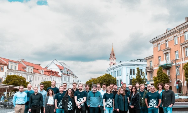 CAST AI komanda Vilniuje. Bendrovės nuotr.