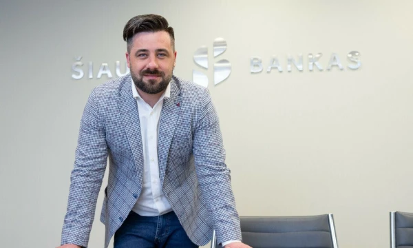 Paulius Pocius, Šiaulių banko rinkodaros ir komunikacijos departamento direktorius. Nuotr. VŽ. Judita Grigelytė.