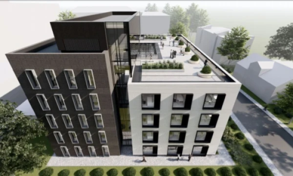 Bendrovės vizualizacija.