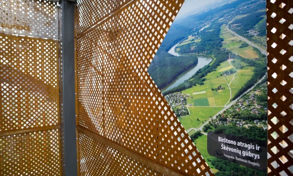 Atidarytas Birštono apžvalgos bokštas. Mariaus Vizbaro („15min“/“Scanpix“) nuotr.