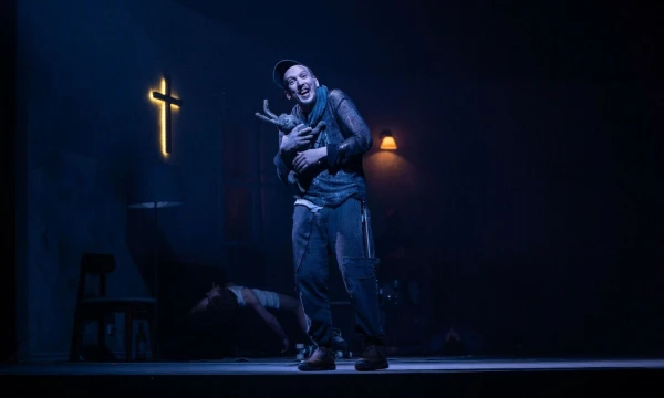 Iš spektaklio „Jona“ Panevėžio Juozo Miltinio dramos teatre. Teatro nuotr.