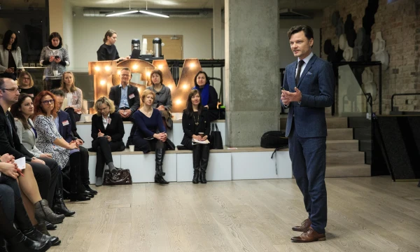 Aiškūs darbuotojų kompetencijų modeliai yra nemokama valiuta, teigia Eligijus Kajieta, „Korn Ferry Hay Group“ generalinis direktorius Baltijos šalims. Vladimiro Ivanovo (VŽ) nuotr. 