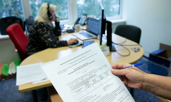 Užimtumo tarnybos klientų aptarnavimo skyrius Vilniuje. Juditos Grigelytės (VŽ) nuotr.