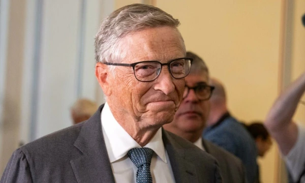 Billas Gatesas, vienas iš „Microsoft“ įkūrėjų ir pagrindinis savininkas. „CNP“ / „Scanpix“ nuotr.