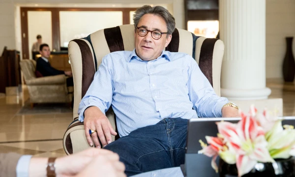 Dirkas Cupei, EFDI investuotojų kompensavimo darbo grupės pirmininkas ir Vokietijos bankų asociacijos generalinis direktorius. Juditos Grigelytės (VŽ) nuotr.