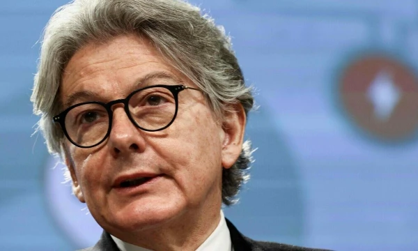 Therry Bretonas, už ES vidaus rinką atsakingas eurokomisaras. Kenzo Tribouillard (AFP) nuotr.