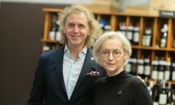 Rasa ir Arūnas Starkai, „Vyno klubo“ įkūrėjai. Juditos Grigelytės (VŽ) nuotr.