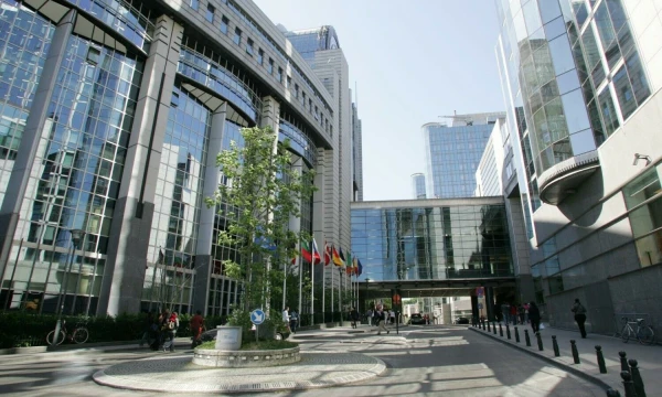 Belgija, Briuselis. Europos parlamento rūmų pastatas. Juditos Grigelytės (VŽ) nuotr.