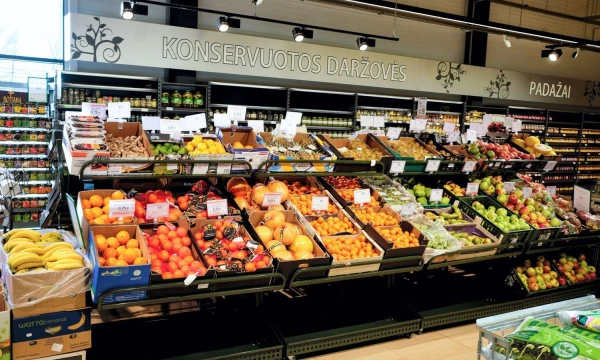 Pirkėjai įvertino „Norfos“ dėmesį daržovių ir vaisių šviežumui  – pardavimai augo 40%.  V. IVANOVO NUOTR.
