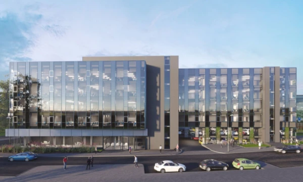 Bendrovės vizualizacija.