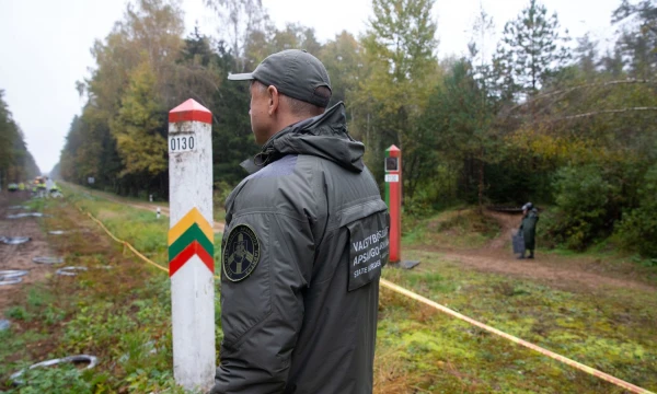 Lietuvos-Baltarusijos pasienis ties Latežeriu. Juditos Grigelytės (VŽ) nuotr.