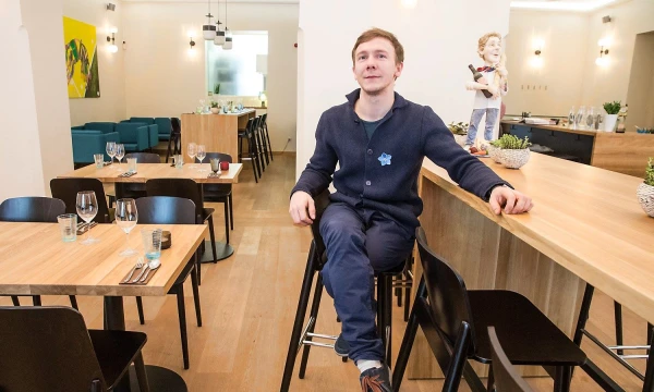 Dukart geriausiu Lietuvos virtuvės meistru išrinktas Deivydas Praspaliauskas vasarą atidarys naują restoraną. Juditos Grigelytės (VŽ) nuotr.