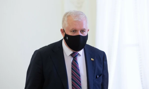 Arvydas Anušauskas, Krašto apsaugos ministras. Juditos Grigelytės (VŽ) nuotr.