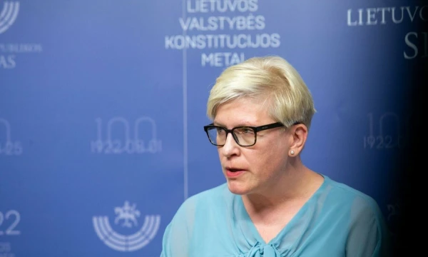 Ministrė pirmininkė Ingrida Šimonytė Seime. Juditos Grigelytės (VŽ) nuotr.
