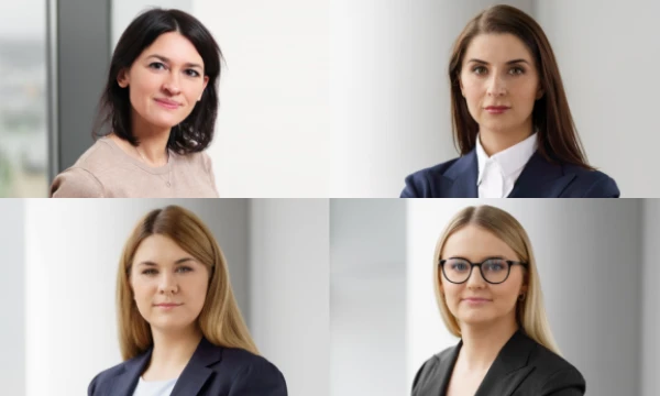 Ramunė Šaikuvienė, Eglė Višinskienė, Neringa Gylytė, Inga Neniškė (nuo viršaus iš kairės). Įmonės koliažas.