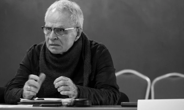 Aktorius Vytautas Anužis. Pjesės „Tėtis“ skaitymas. Arturo Svorobovičiaus nuotr.