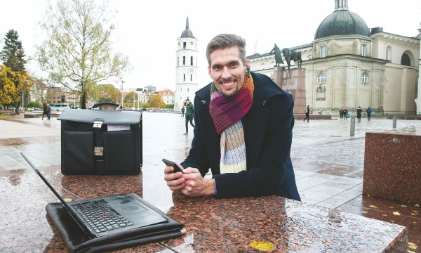 Darius Kiaulakis, UAB „Furniture Masters“, dirbančios su prekės ženklu „Čiužinių centras“, direktorius. Juditos Grigelytės (VŽ) nuotr.
