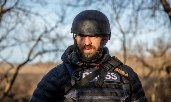 Nuo Rusijos smūgio į viešbutį žuvęs „Reuters“ saugumo patarėjas Ryanas Evansas. („Reuters“ / „Scanpix“) nuotr.