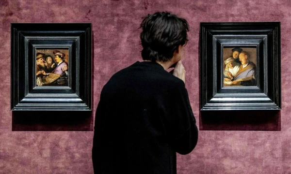 Rembrandto „Pojūčių“ serijos darbai. Remko de Waal (ANP / AFP / „Scanpix“) nuotr.