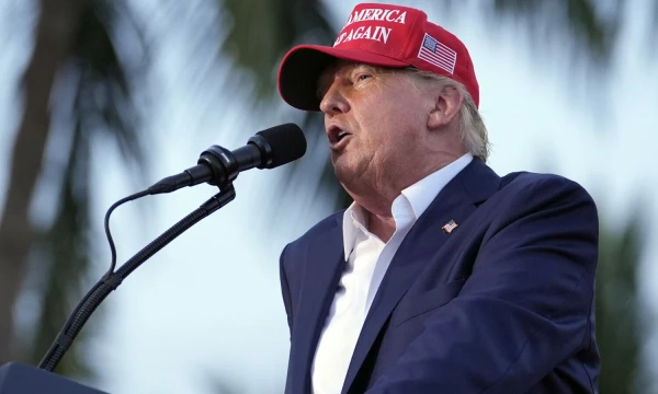 Buvęs JAV prezidentas Donaldas Trumpas. Rebecca Blackwell (AP/„Scanpix“) nuotr.