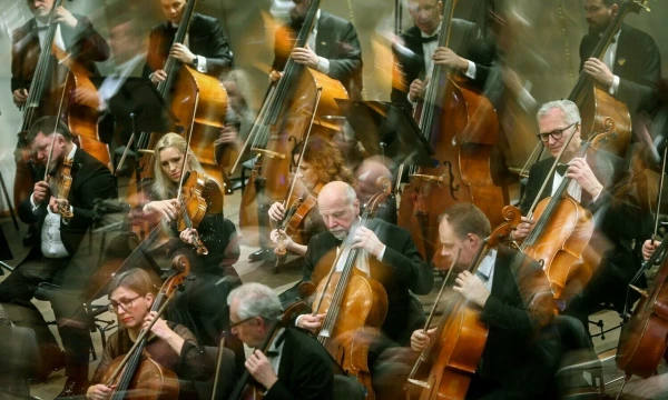 Lietuvos nacionalinis simfoninis orkestras. Dmitrijaus Matvejevo nuotr.