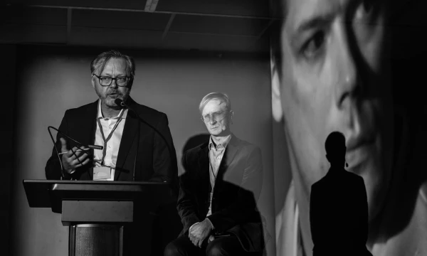 „Irano konferencija“. Darius Meškauskas ir Rytis Saladžius. Gabrieliaus Jauniškio nuotr. 