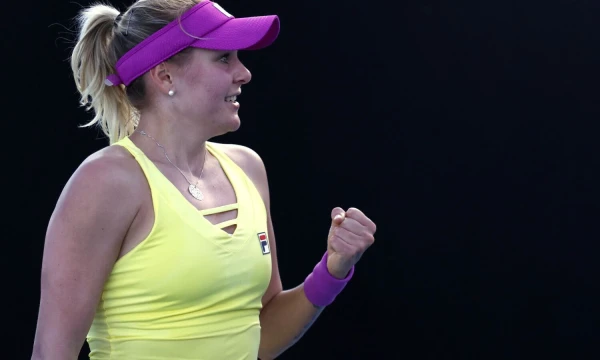 Kateryna Baindl, ukrainiečių tenisininkė. Asanka Brendon Ratnayake (AP / „Scanpix“) nuotr.