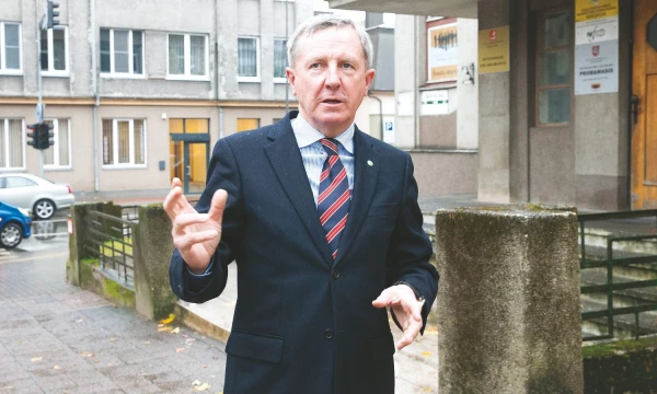 Alvydas Stulpinas, Šiaulių pramonininkų asociacijos prezidentas: „Kalbėkime apie įrankius, kurie padėtų didinti veiklos efektyvumą, darbo našumą, o ne užsiimkime niekais.“ Juditos grigelytės (VŽ) nuotr.