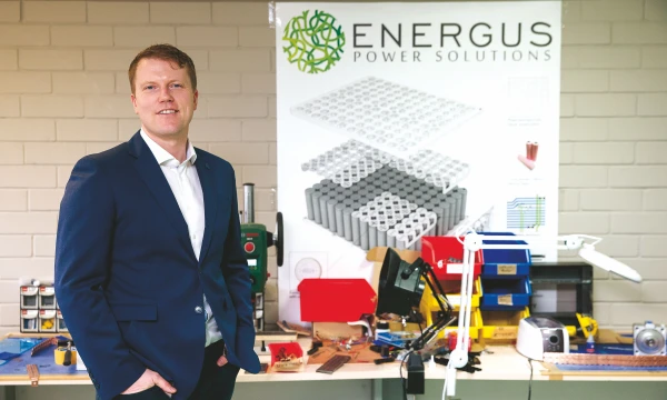 Povilas Šidlauskas, „Energus Group“ vadovas: „Automobilių gamintojas „Honda“, sausį „CES 2017“ parodoje pristatęs naują elektromobilį „Neuv“, taip pat svarsto galimybę rinktis „Energus“ baterijas.“ Vladimiro Ivanovo (VŽ) nuotr.
