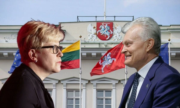 Vėl, kaip ir 2019-aisiais, prezidento rinkimų antrajame ture laukia Gitano Nausėdos ir Ingridos Šimonytės dvikova. VŽ koliažas.