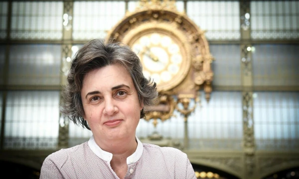 Laurence Des Cars, Luvro muziejaus direktorė, 2021 m. kovas. Alaino Jocardo (AFP / „Scanpix“) nuotr.