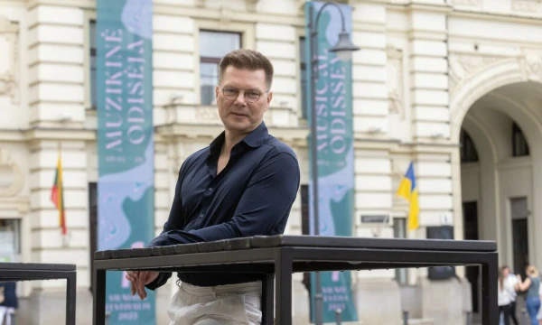 Virginijus Strioga, „E energijos“ valdybos pirmininkas, Lietuvos kamerinio orkestro klubo mecentanas. Juditos Grigelytės (VŽ) nuotr.