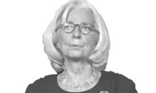Christine Lagarde. Tarptautinio valiutos fondo vadovė.
