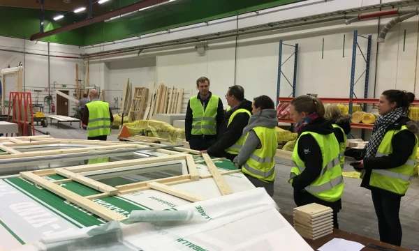 Švedų bendrovės „Trivselhus“ gamybos cechas. 
AGA CAD NUOTR.