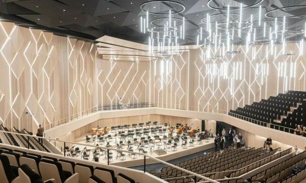 Rekonstruota Kongresų rūmų koncertų salė. Juditos Grigelytės (VŽ) nuotr.