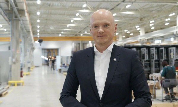 Tomas Prūsas, Lietuvos inžinerijos ir technologijų pramonės asociacijos („Linpra“)?prezidentas, Panevėžio dažnių keitimo sistemų ir skirstomųjų bei valdymo įrenginių gamybos UAB „Harju Elekter“ vadovas. Įmonės nuotr.