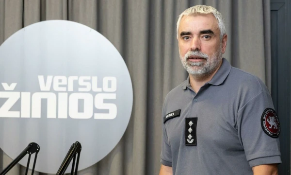 Audrius Valeika, Finansinių nusikaltimų tyrimo tarnybos direktoriaus pavaduotojas. Juditos Grigelytės (VŽ) nuotr.