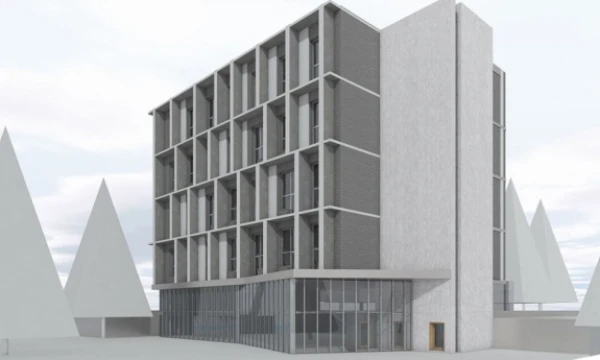 Bendrovės vizualizacija.