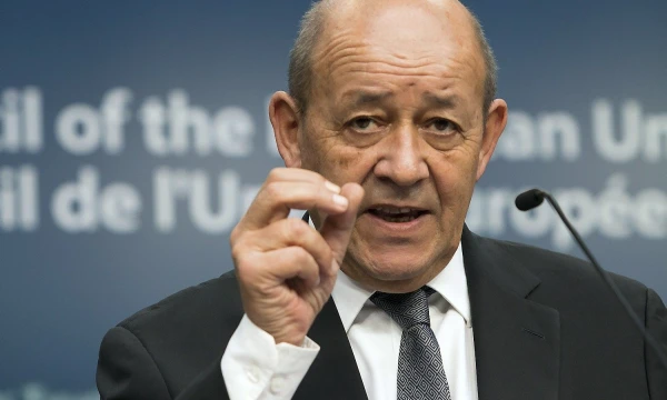 Prancūzijos gynybos ministras Jeanas-Yvesas Le Drianas. Delmi Alvarezo („Reuters“ / „Scanpix“) nuotr.