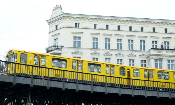 U-Bahn metro traukinys Berlyne, 2022 m. Sabine Gudath (IMAGO / „Scanpix“) nuotr.