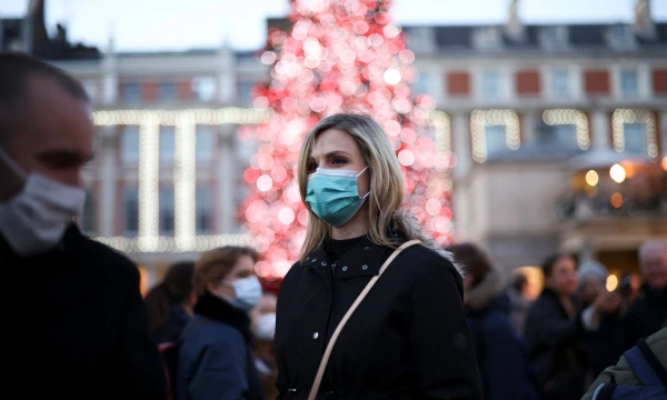 Koronavirusas Londone. Henry Nichollso („Reuters“/„Scanpix“) nuotr.