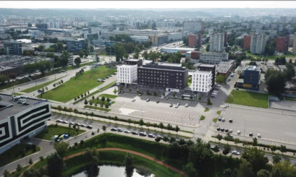 Bendrovės vizualizacija.