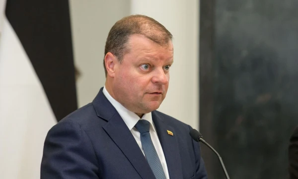 Lietuvos ministras pirmininkas Saulius Skvernelis. Juditos Grigelytės (VŽ) nuotr.