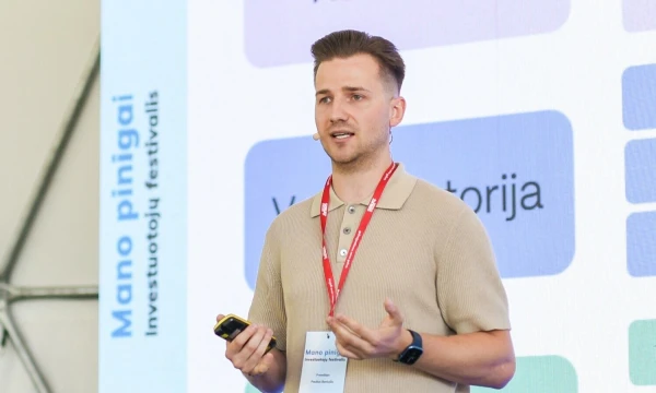 Paulius Beniušis, turto valdymo bendrovės „Nter Asset Management“ investicinių projektų vadovas. R. Galadausko nuotr.