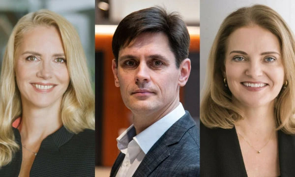 Inga Skisaker, „Swedbank“ Lietuvoje vadovė (kairėje); Ramūnas Bičiulaitis, SEB banko finansų direktorius ir Pagalbos verslui tarnybos vadovas; Leda Iržikevičienė, „OP Corporate Bank“ Lietuvos filialo vadovė (dešinėje). VŽ koliažas.