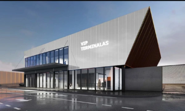 Bendrovės vizualizacija.