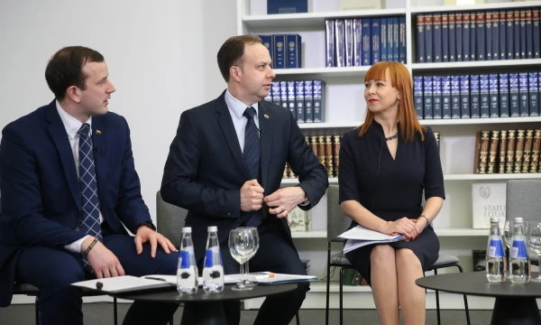 Vyriausybės rengiamų struktūrinių reformų pristatymas Lietuvos nacionalinėje Martyno Mažvydo bibliotekoje. Vladimiro Ivanovo (VŽ) nuotr.
