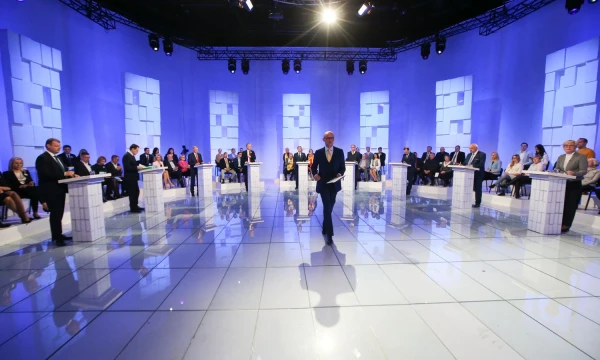 Kandidatų į Prezidentus debatai LRT studijoje. Vidmanto Balkūno („15 min.lt“/„Scanpix“) nuotr.