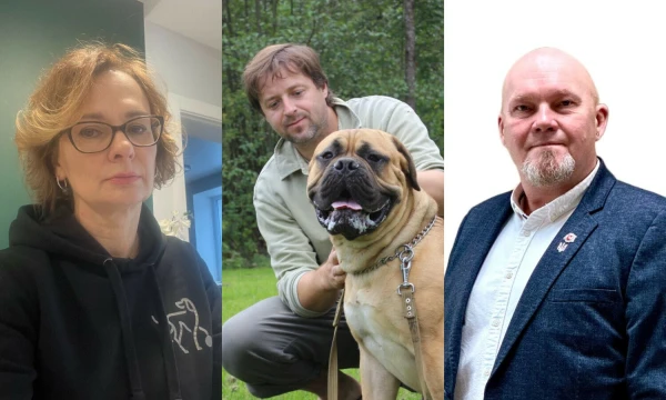 Iš kaitrės: G. Martins, „Dogiday“ įkūrėja, V. Paknys, „Balto namų“ įkūrėjas, V. Gustaitis, „Pet hotel“ įkūrėjas. VŽ koliažas.